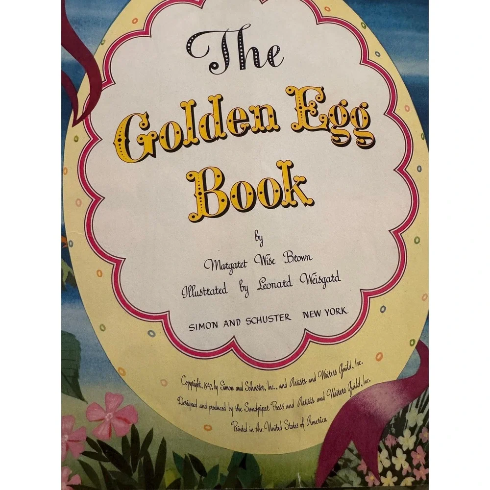 The Golden Egg Book –‎ Vintage Little Golden Book – Margaret Wise Brown - Picture 4 of 6
